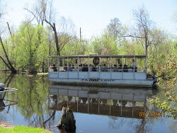 swamp tour boat